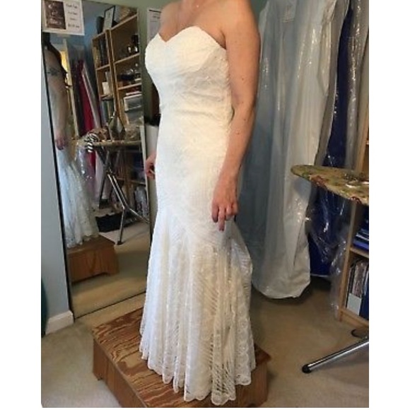 WTOO Betty Mermaid Wedding Dress beaded - Picture 2 of 6